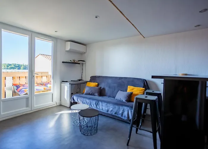 L'etang - T2 Cosy Avec Balcon & Proche 4 Pers Leucate